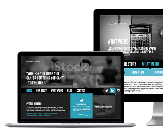 Executive Network Website Redesign